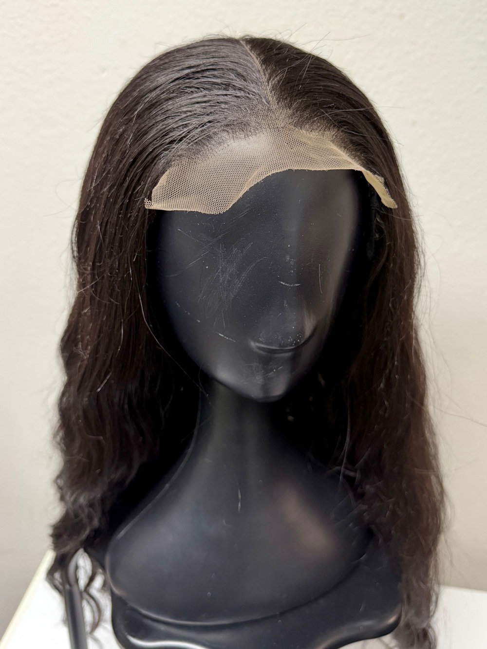 Natural Black Lace Front Human Hair Wig - Women Hair